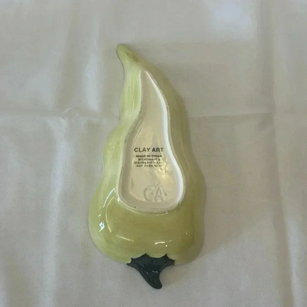 La Mesa Hot Chile Pepper Serving Dish Clay Art San Francisco CA MICROWAVE SAFE